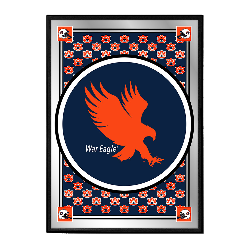 Auburn Tigers: Team Spirit - Framed Mirrored Wall Sign