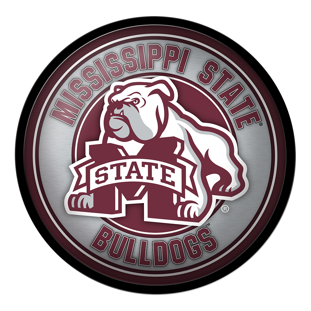 Mississippi State Bulldogs Mascot - Modern Disc Wall Sign