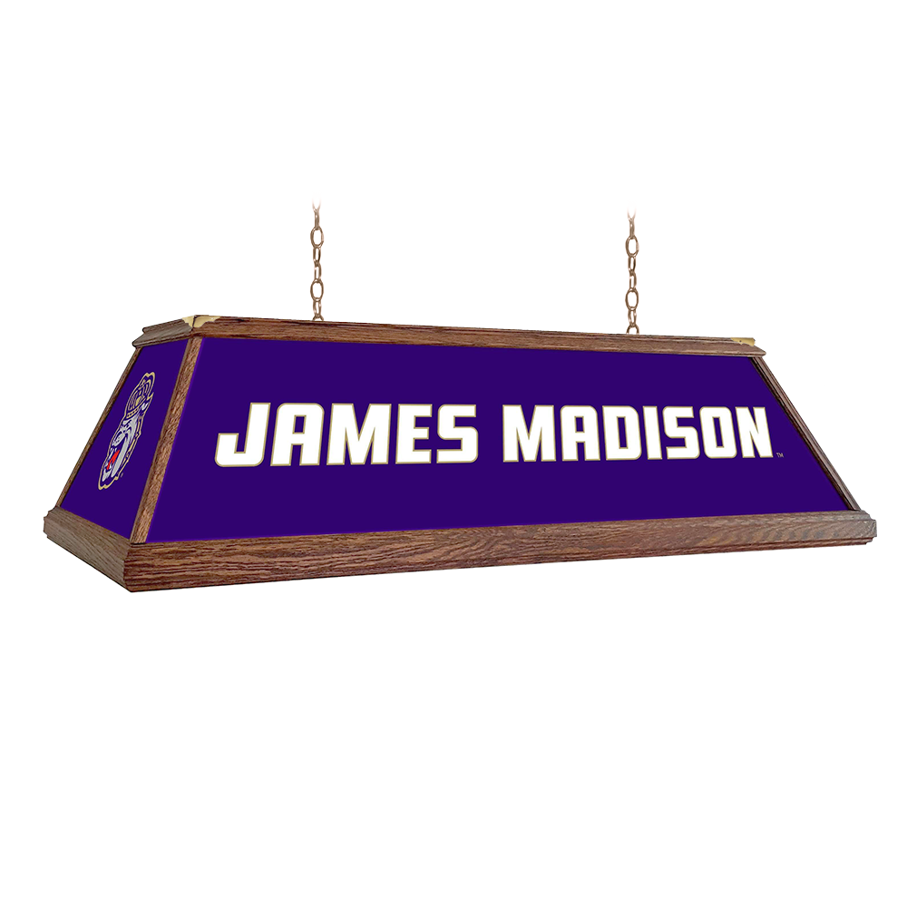 James Madison Dukes Premium Wood Pool Table Light