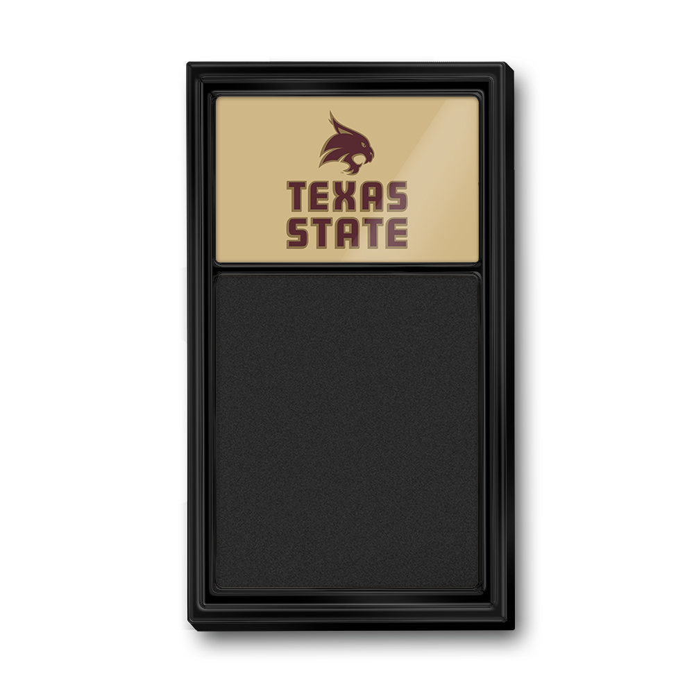 Texas State Bobcats Chalk Noteboard