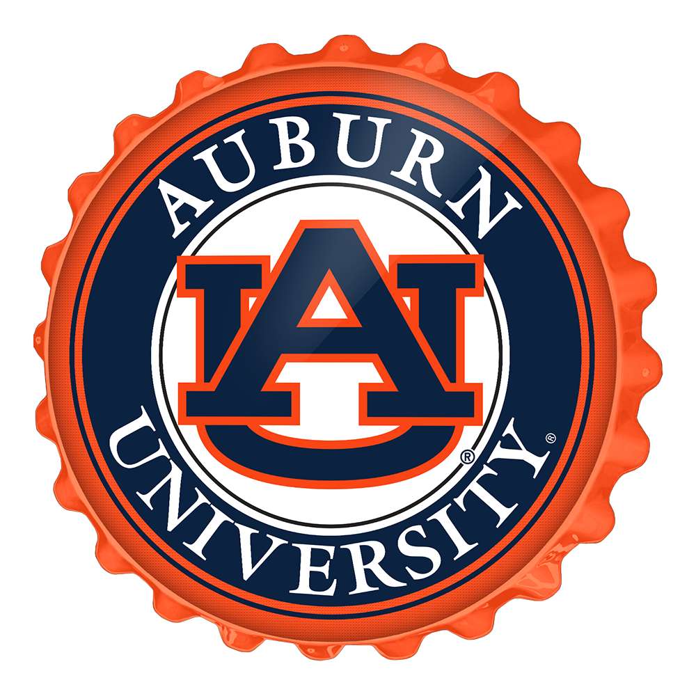 Auburn Tigers: Bottle Cap Wall Sign