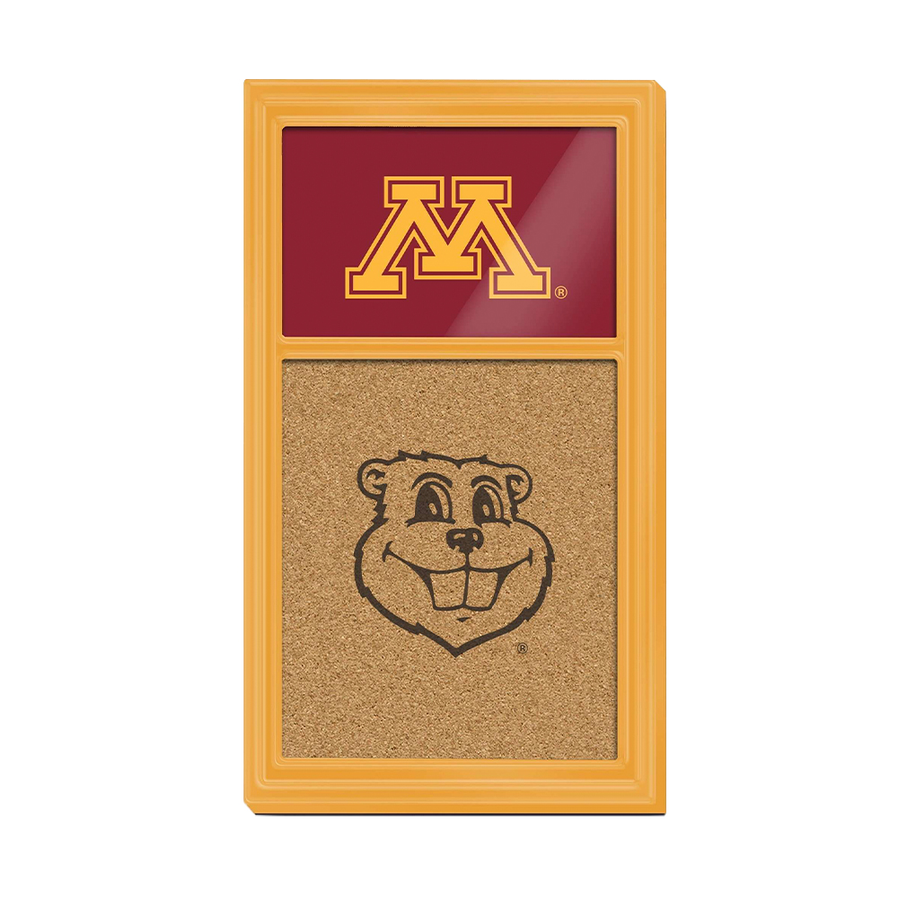 Minnesota Golden Gophers: Goldy - Cork Noteboard