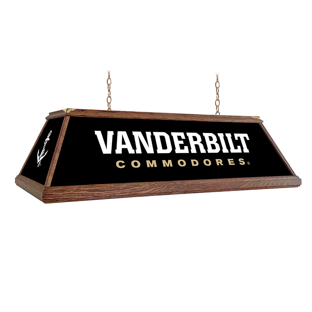Vanderbilt Commodores: Premium Wood Pool Table Light