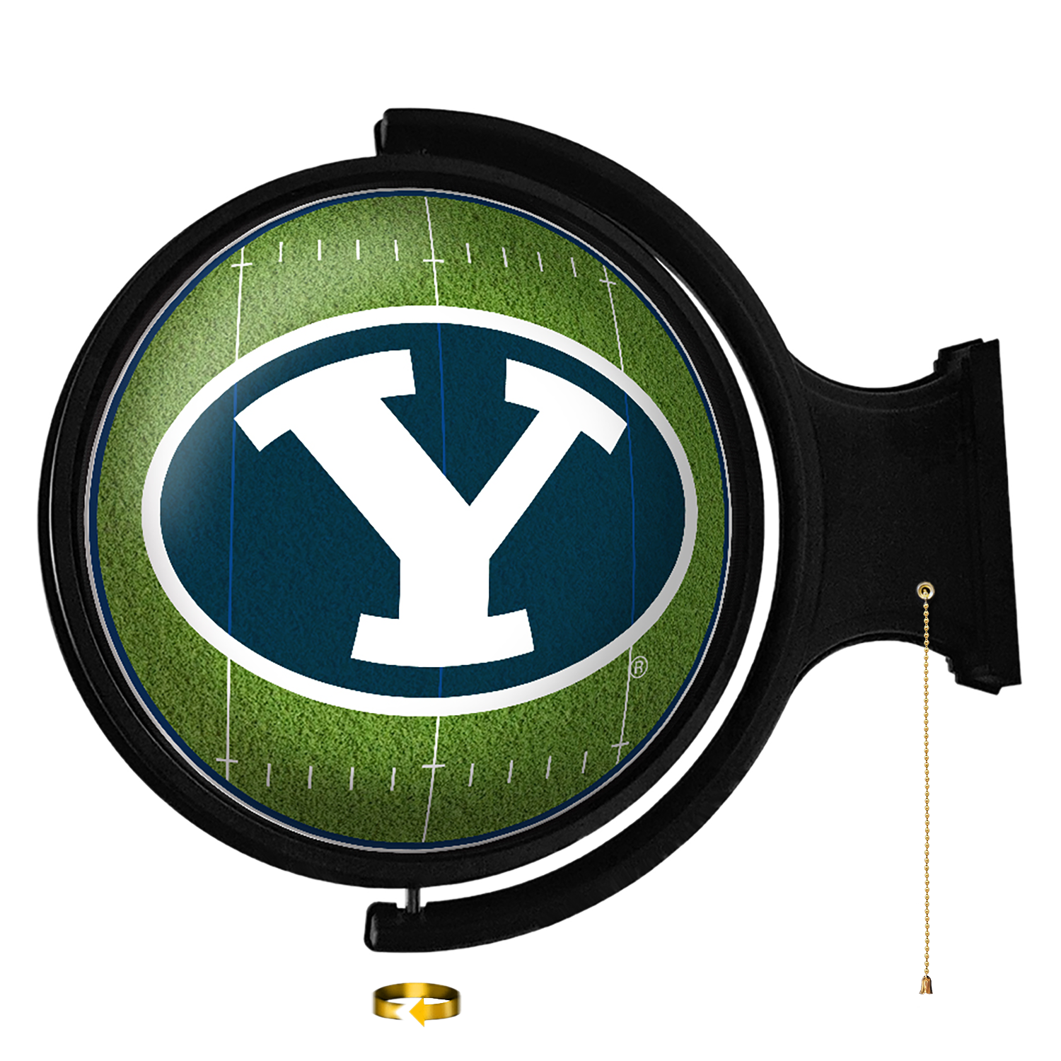 BYU Cougars: On the 50 - Rotating Lighted Wall Sign
