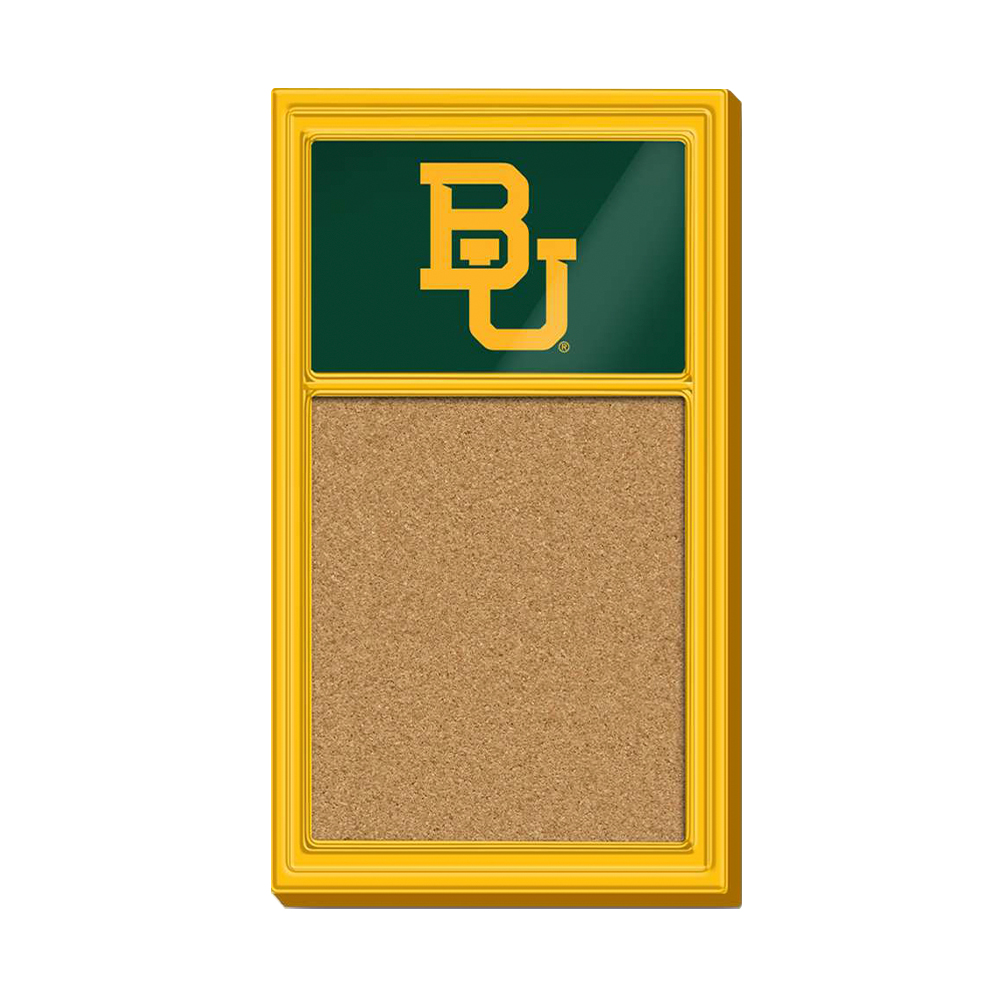 Baylor Bears Cork Noteboard