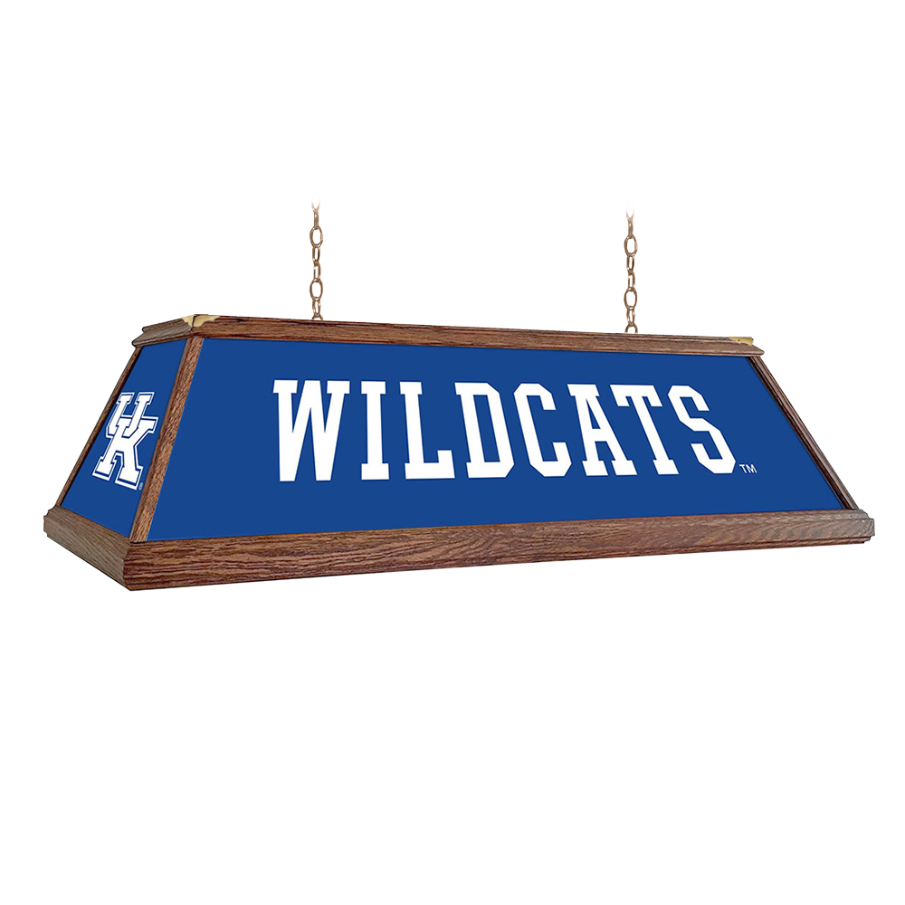 Kentucky Wildcats Premium Wood Pool Table Light