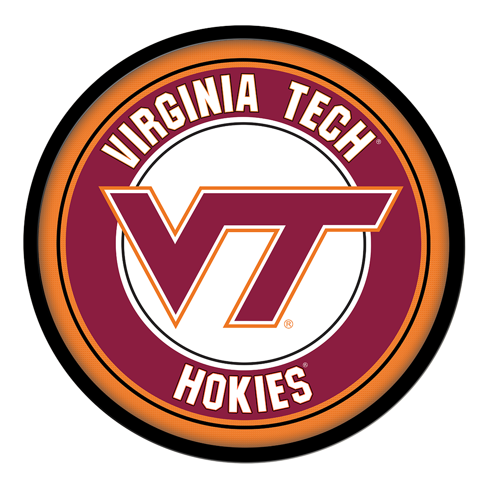 Virginia Tech Hokies: Modern Disc Wall Sign
