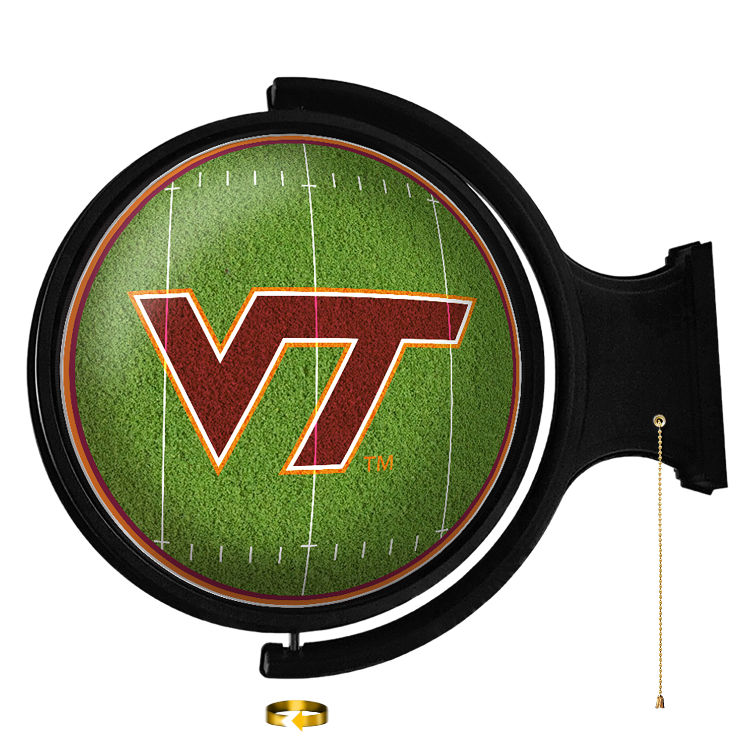 Virginia Tech Hokies: On the 50 - Rotating Lighted Wall Sign