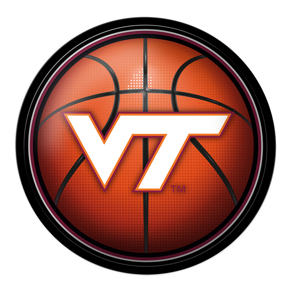 Virginia Tech Hokies: Basketball - Modern Disc Wall Sign
