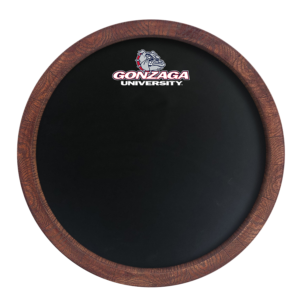 Gonzaga Bulldogs "Faux" Barrel Top Chalkboard  