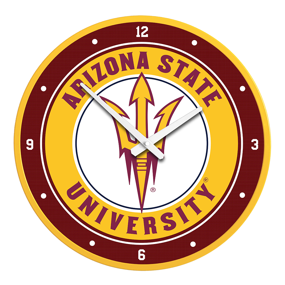 Arizona State Sun Devils: Modern Disc Wall Clock