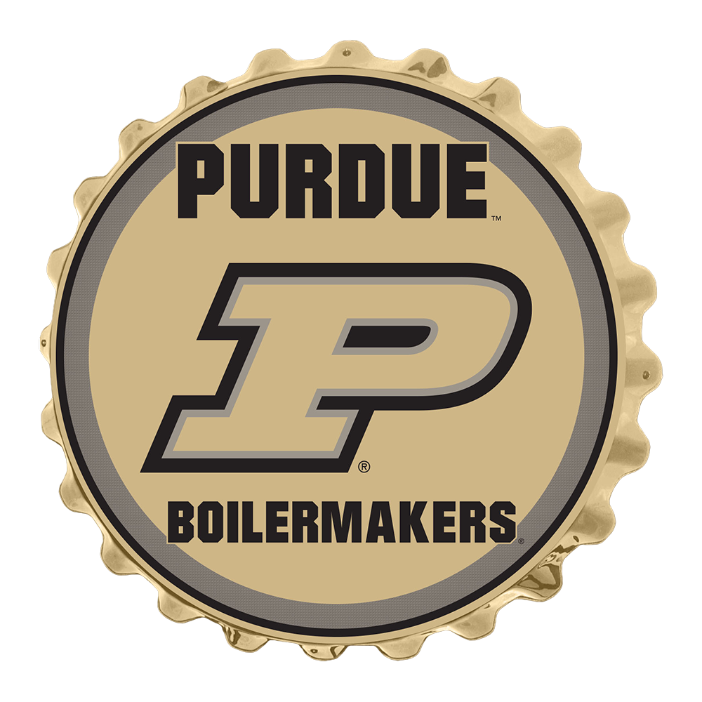 Purdue Boilermakers Bottle Cap Wall Sign