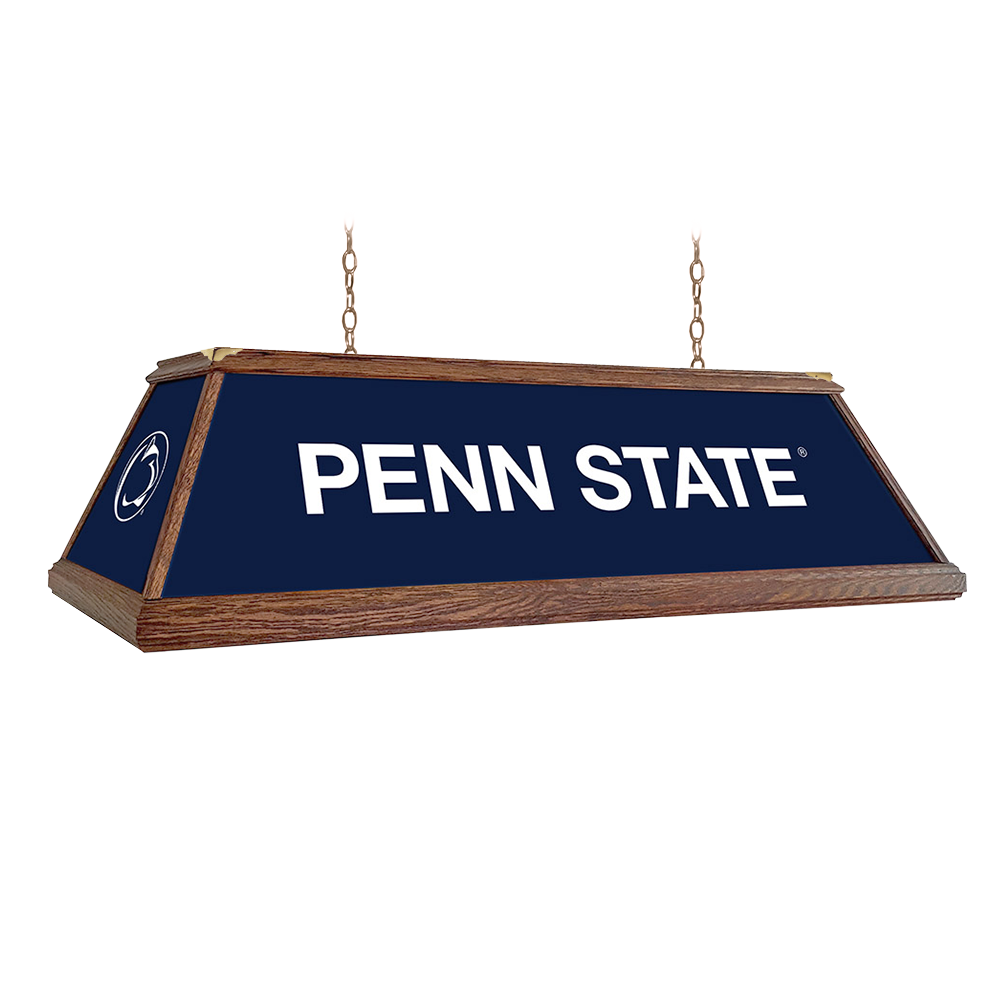 Penn State Nittany Lions: Premium Wood Pool Table Light