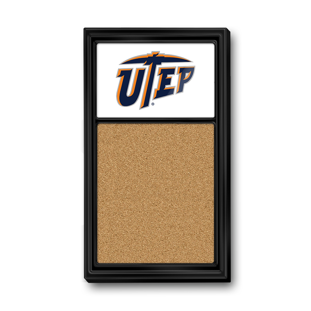 UTEP Miners Cork Noteboard