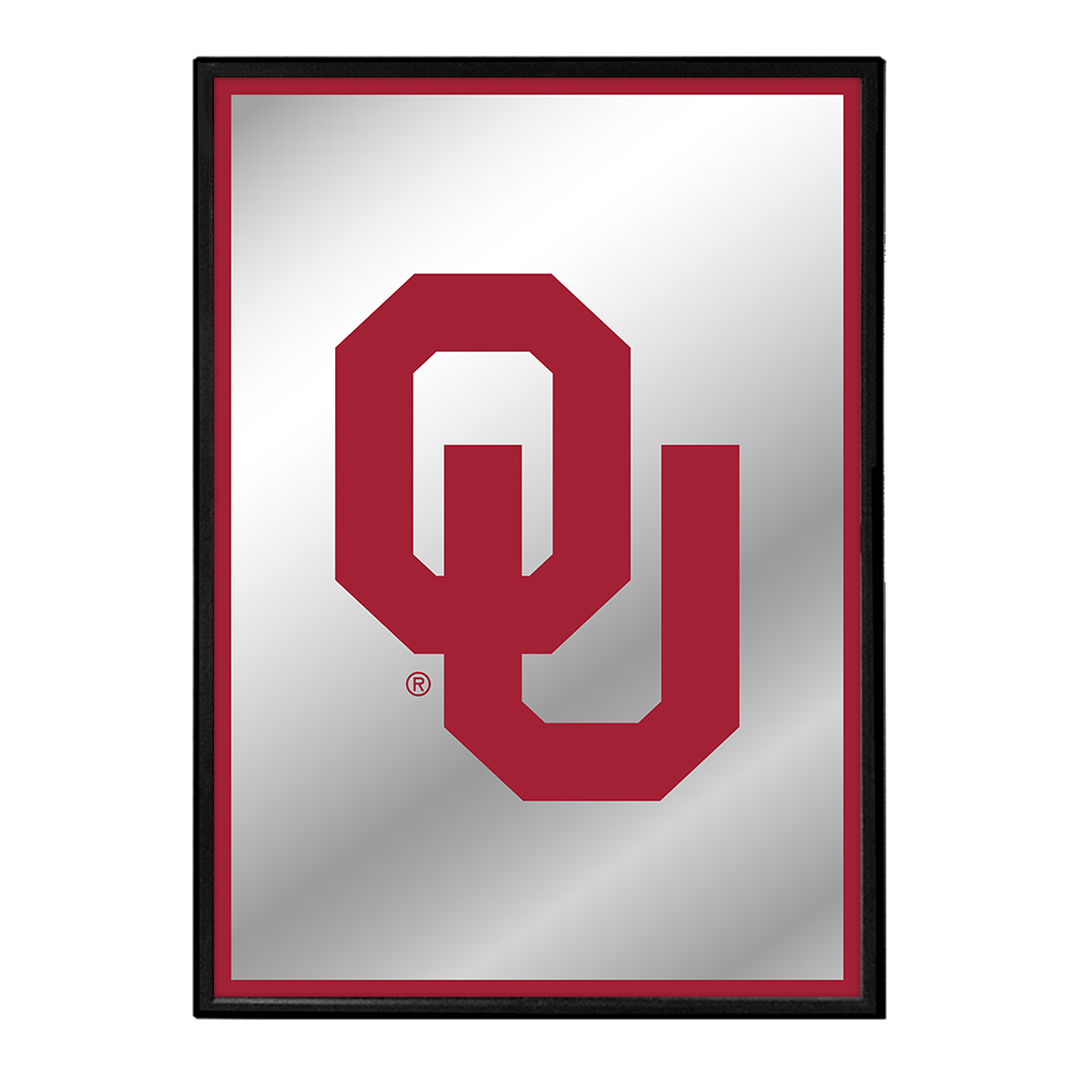 Oklahoma Sooners: Framed Mirrored Wall Sign