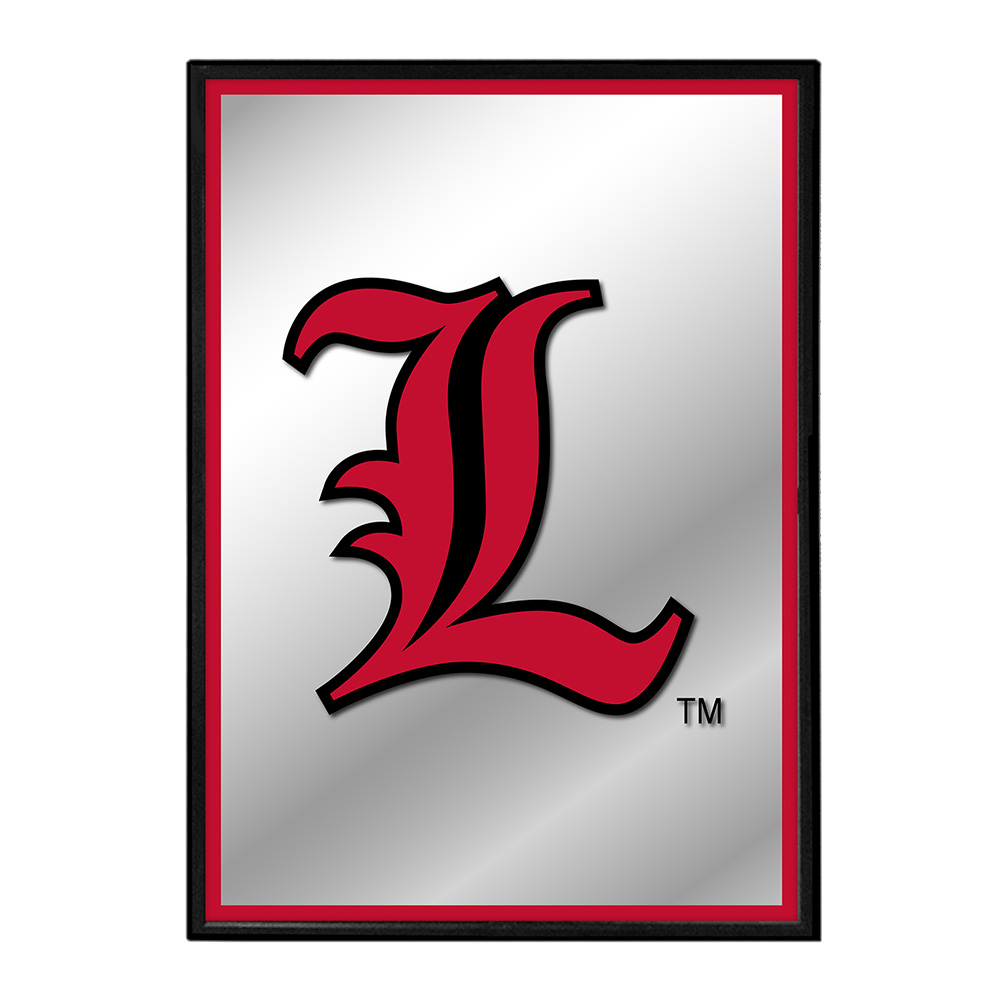 Louisville Cardinals: L - Framed Mirrored Wall Sign