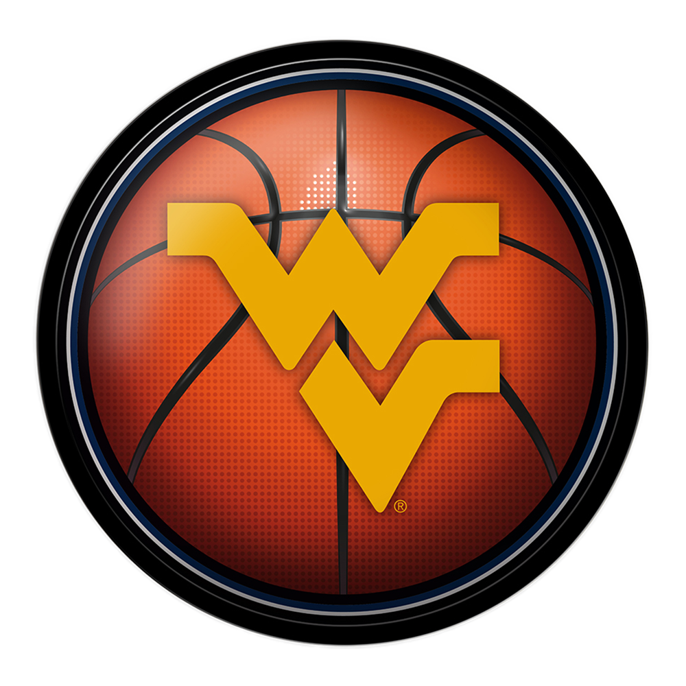 West Virginia Mountaineers: Basketball - Modern Disc Wall Sign
