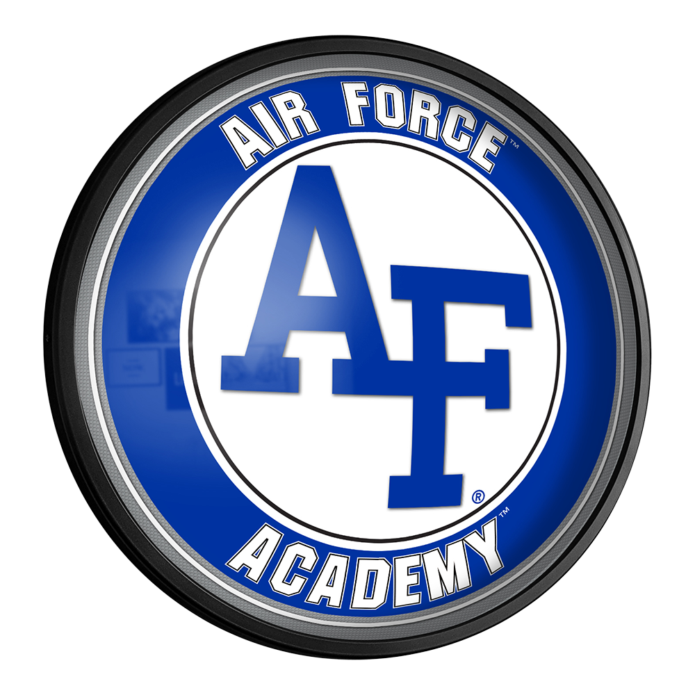 Air Force Academy Falcons Round Slimline Lighted Wall Sign