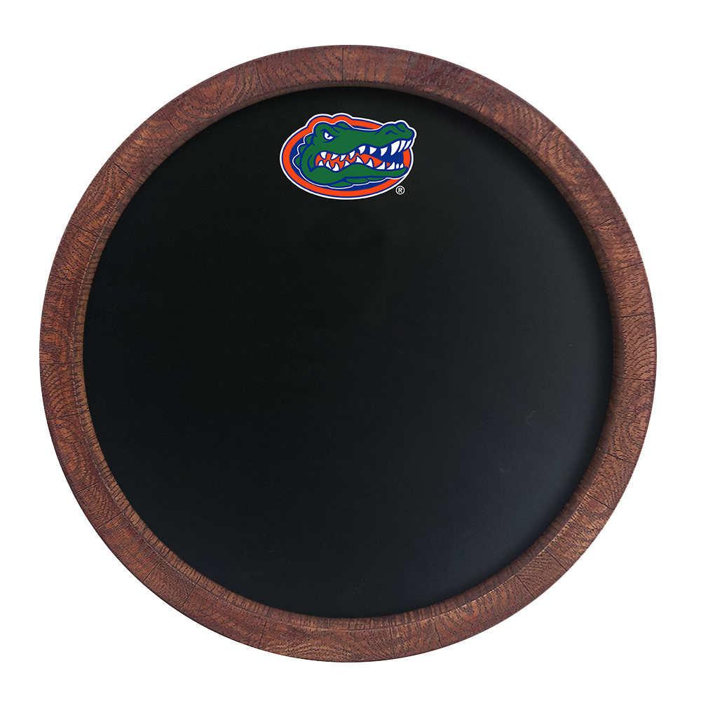 Florida Gators Chalkboard "Faux" Barrel Top Sign  