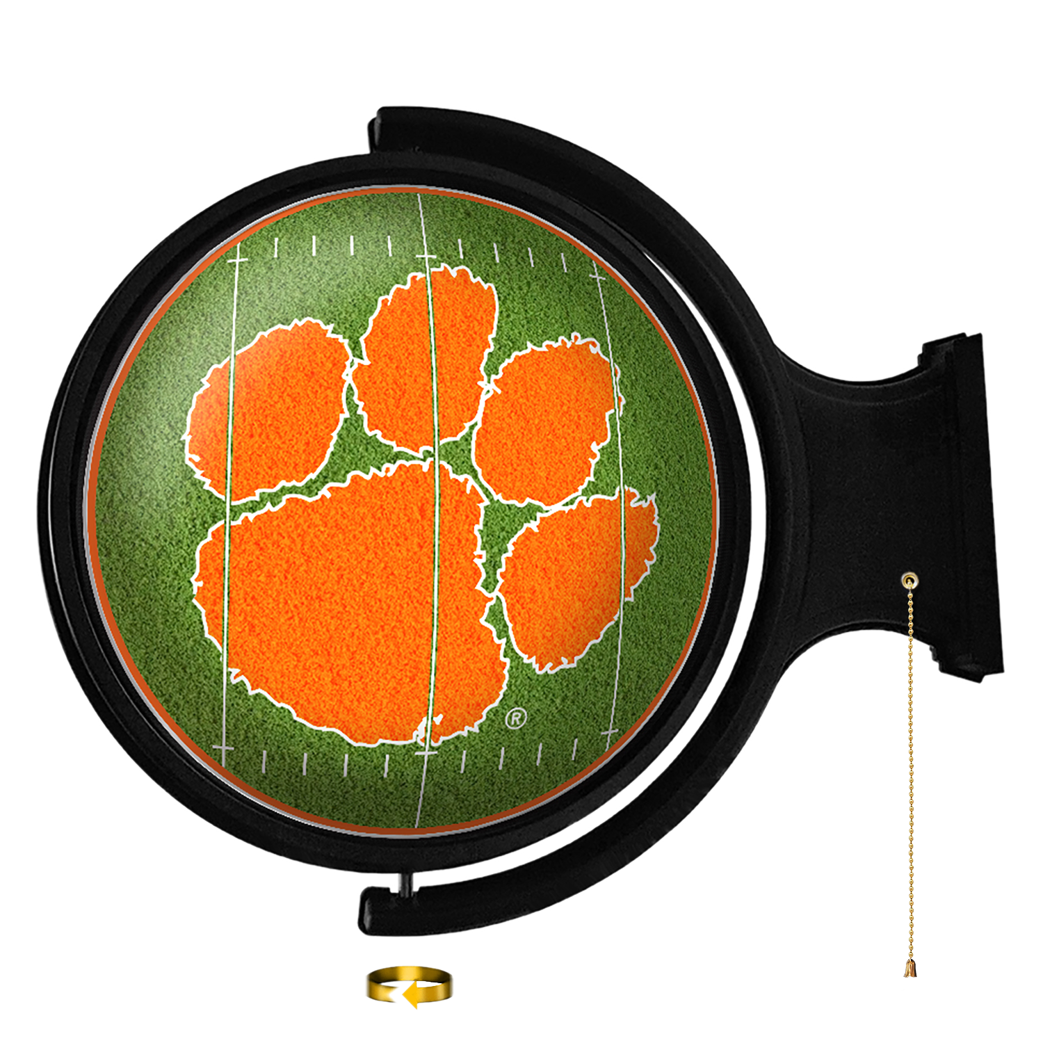 Clemson Tigers On the 50 - Rotating Lighted Wall Sign