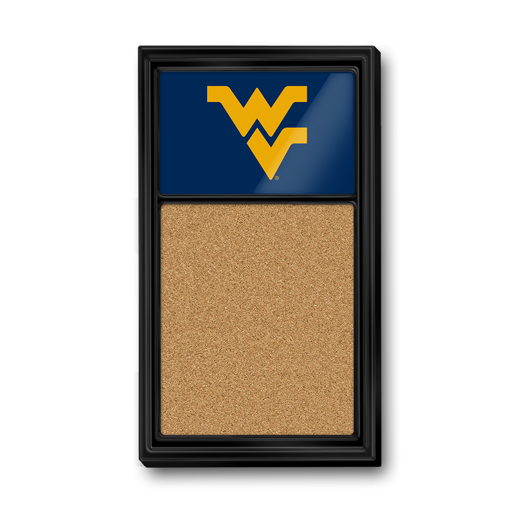 West Virginia Mountaineers: Cork Noteboard
