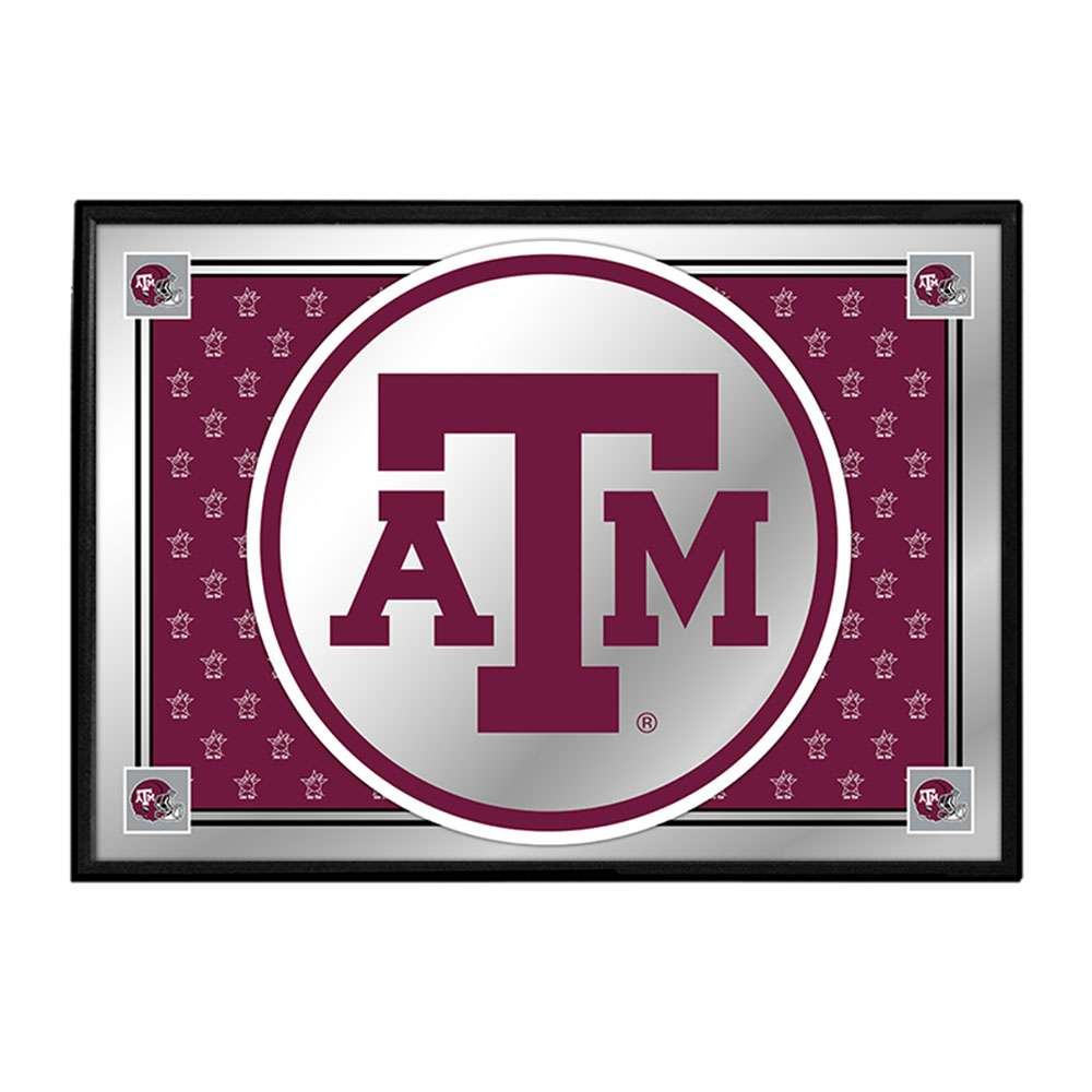 Texas A&M Aggies: Team Spirit - Framed Mirrored Wall Sign
