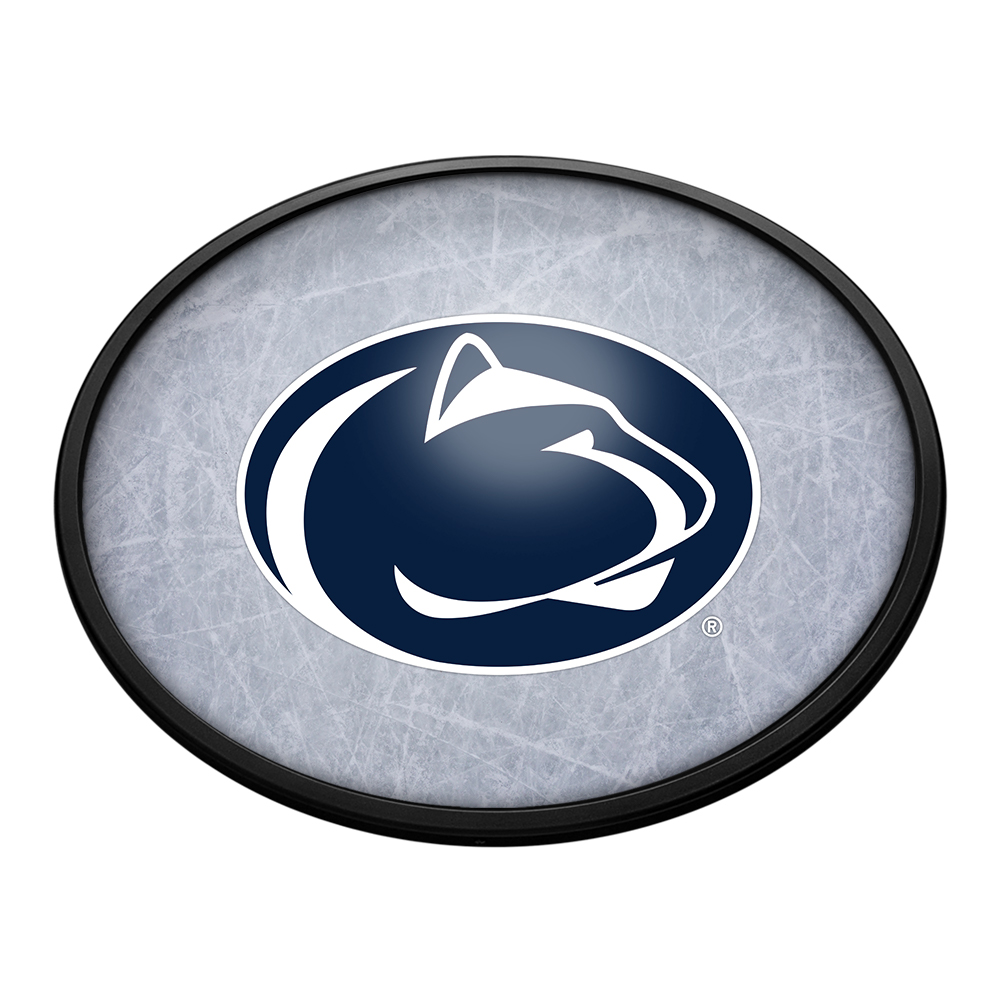 Penn State Nittany Lions: Ice Rink -  Oval Slimline Lighted Wall Sign