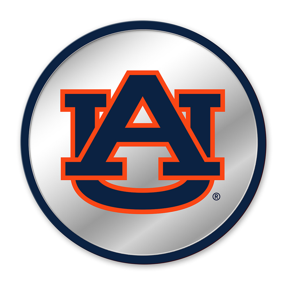Auburn Tigers: Modern Disc Mirrored Wall Sign