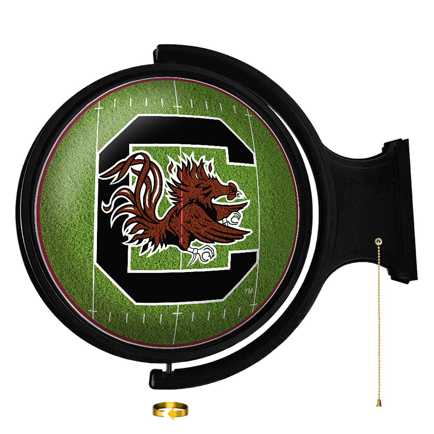 South Carolina Gamecocks: On the 50 - Rotating Lighted Wall Sign