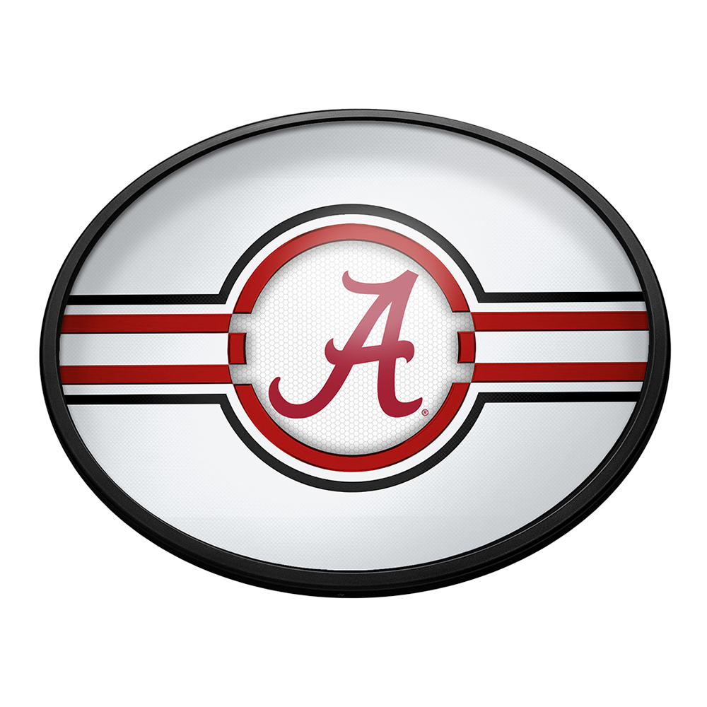 Alabama Crimson Tide: Oval Slimline Lighted Wall Sign