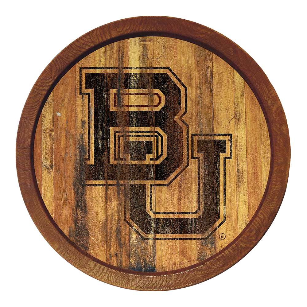 Baylor Bears: "Faux" Barrel Top Sign  