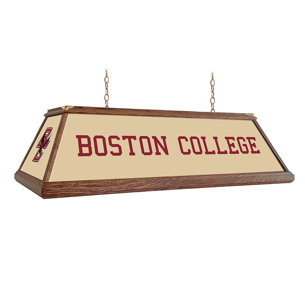 Boston College Eagles: Premium Wood Pool Table Light