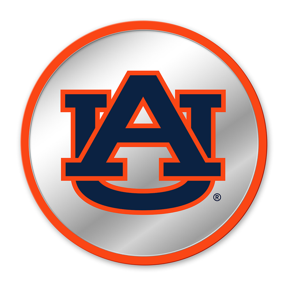 Auburn Tigers: Modern Disc Mirrored Wall Sign