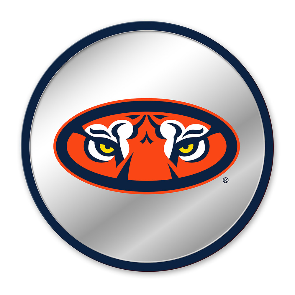 Auburn Tigers: Mascot - Modern Disc Mirrored Wall Sign