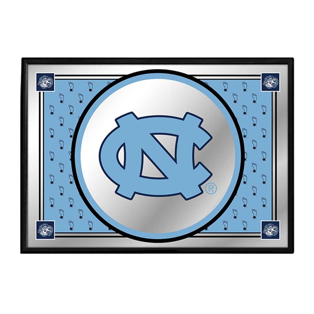 North Carolina Tar Heels: Team Spirit - Framed Mirrored Wall Sign
