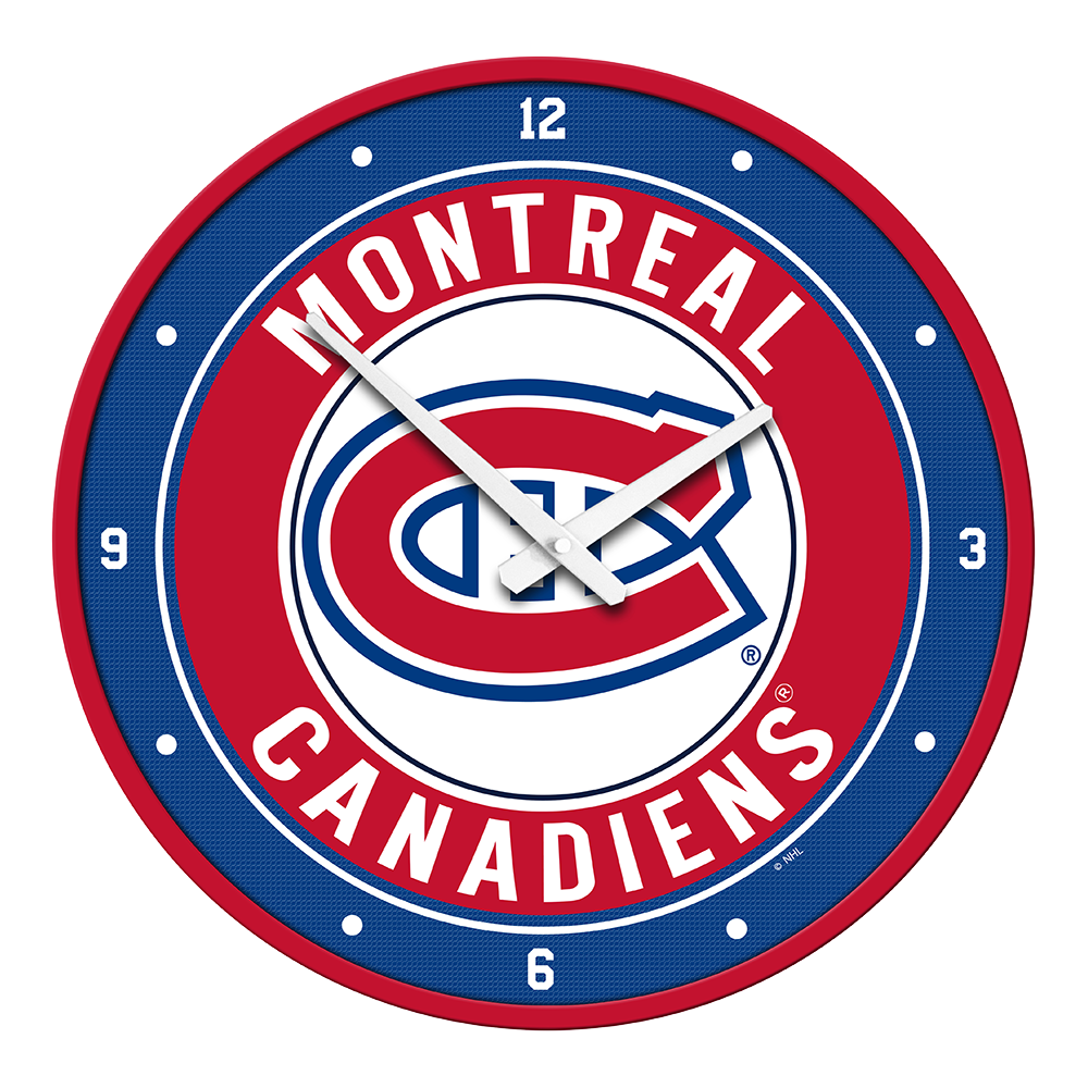 Montreal Canadiens: Modern Disc Wall Clock