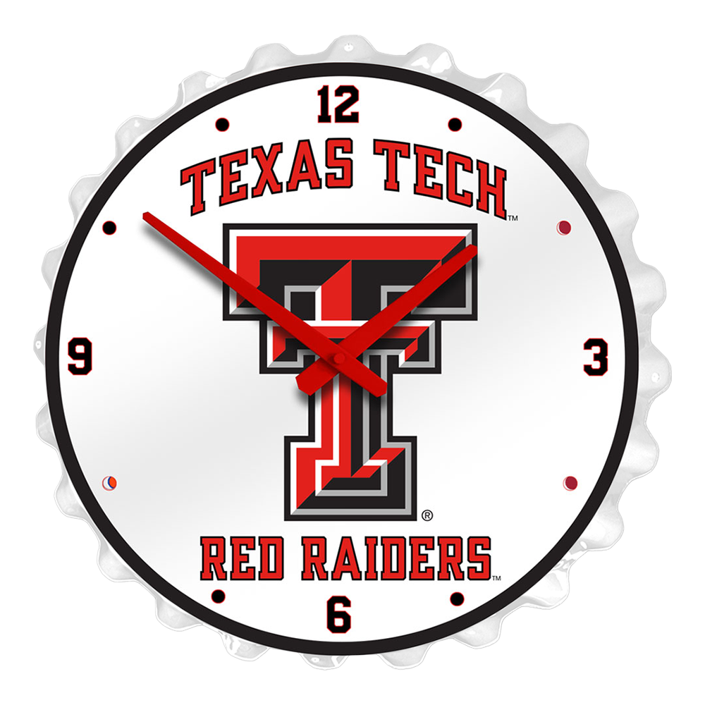 Texas Tech Red Raiders: Bottle Cap Wall Clock