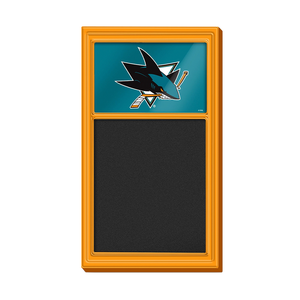 San Jose Sharks: Chalk Noteboard