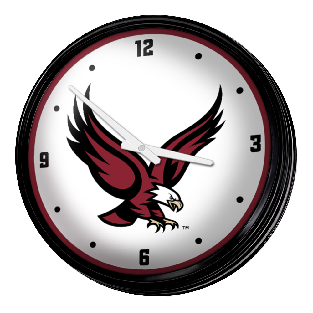 Boston College Eagles: Eagle - Retro Lighted Wall Clock