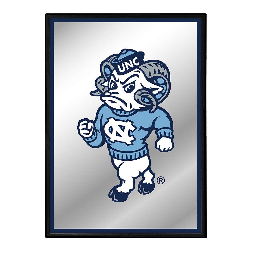 North Carolina Tar Heels: Mascot - Framed Mirrored Wall Sign