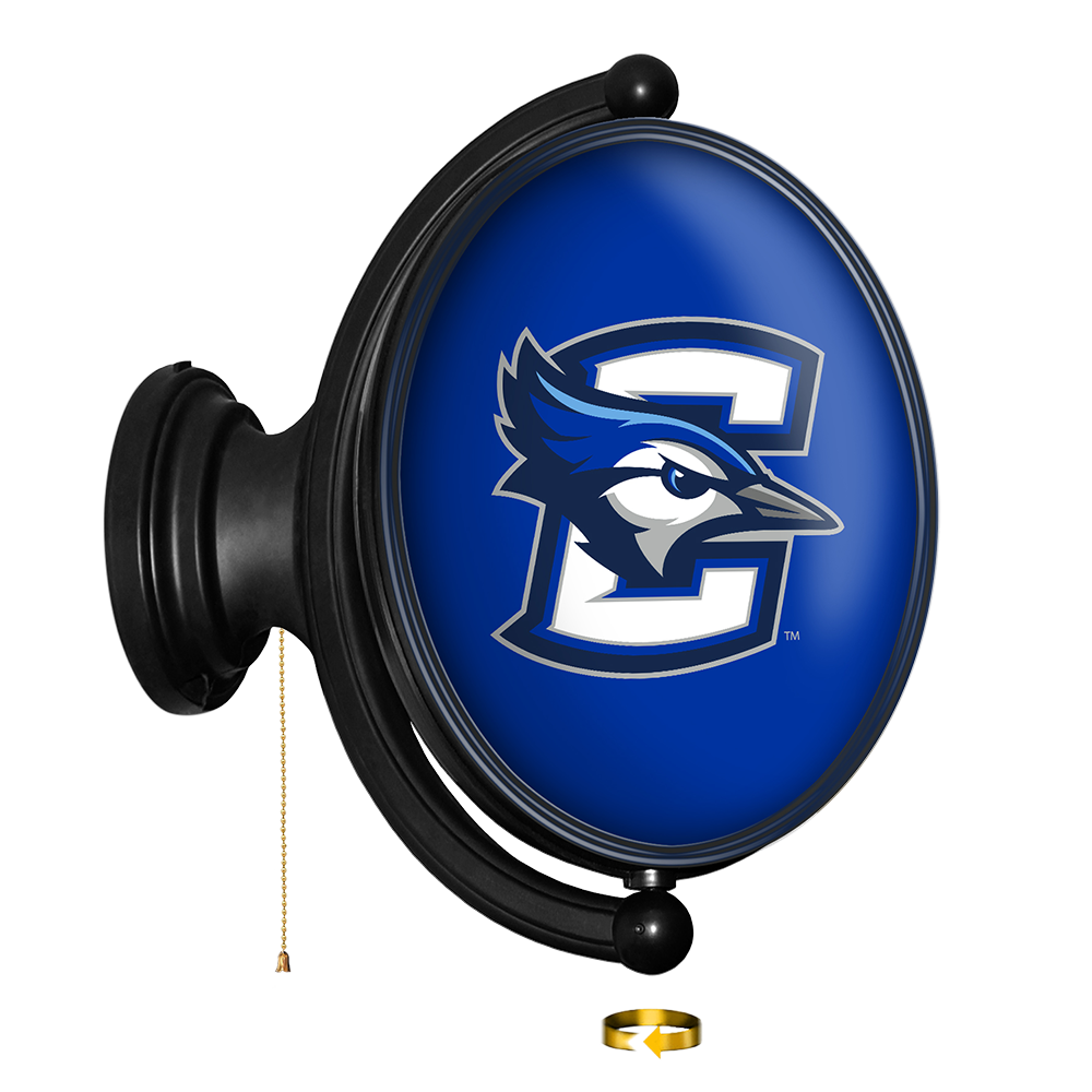 Creighton Bluejays Original Oval Rotating Lighted Wall Sign