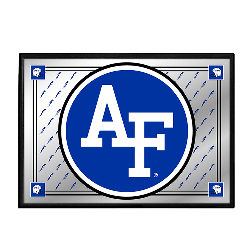 Air Force Falcons Team Spirit - Framed Mirrored Wall Sign