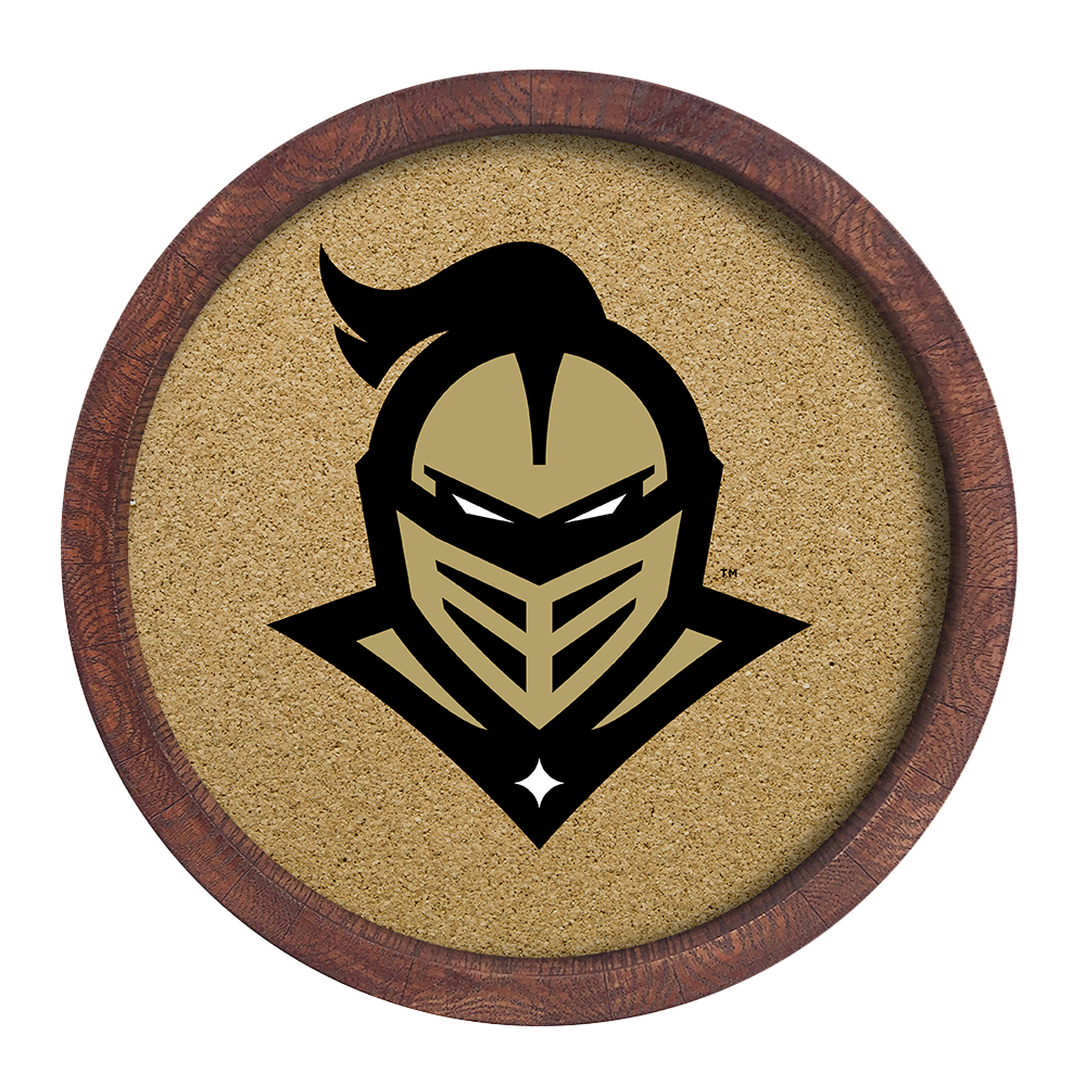UCF Knights: Mascot - "Faux" Barrel Framed Cork Board  