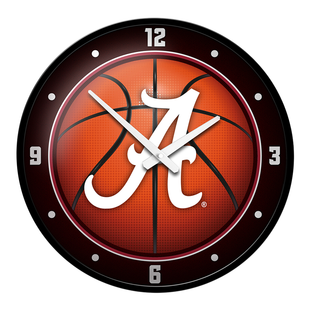 Alabama Crimson TIde: Basketball - Modern Disc Wall Clock