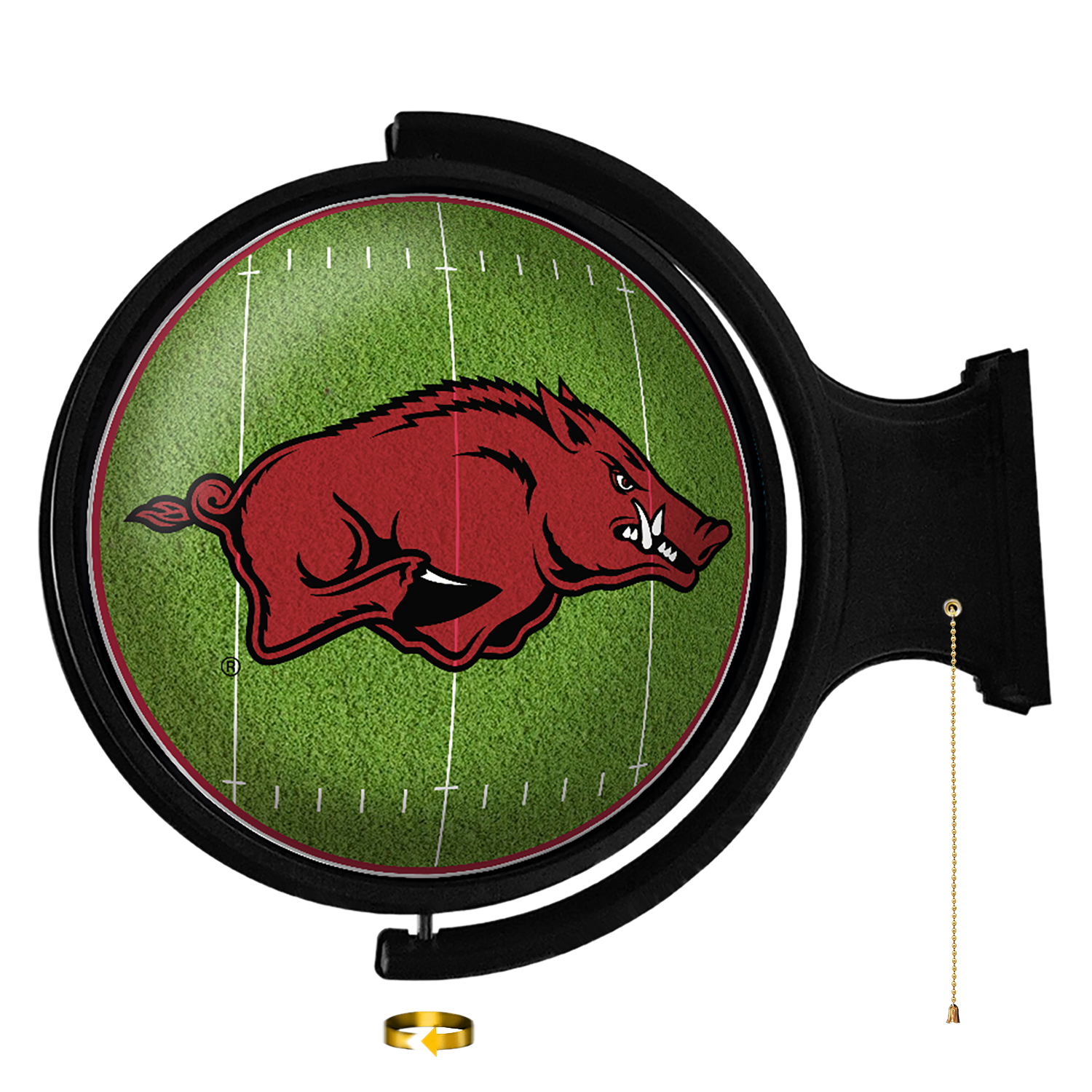 Arkansas Razorbacks: On the 50 - Rotating Lighted Wall Sign