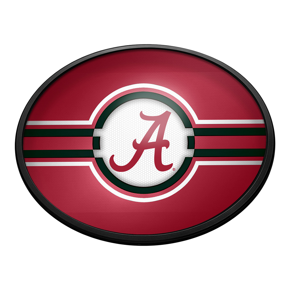 Alabama Crimson Tide: Oval Slimline Lighted Wall Sign