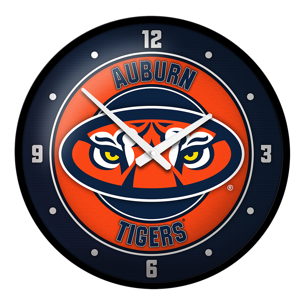 Auburn Tigers: Tiger Eyes -Modern Disc Wall Clock