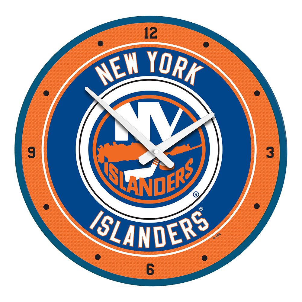 New York Islanders Modern Disc Wall Clock