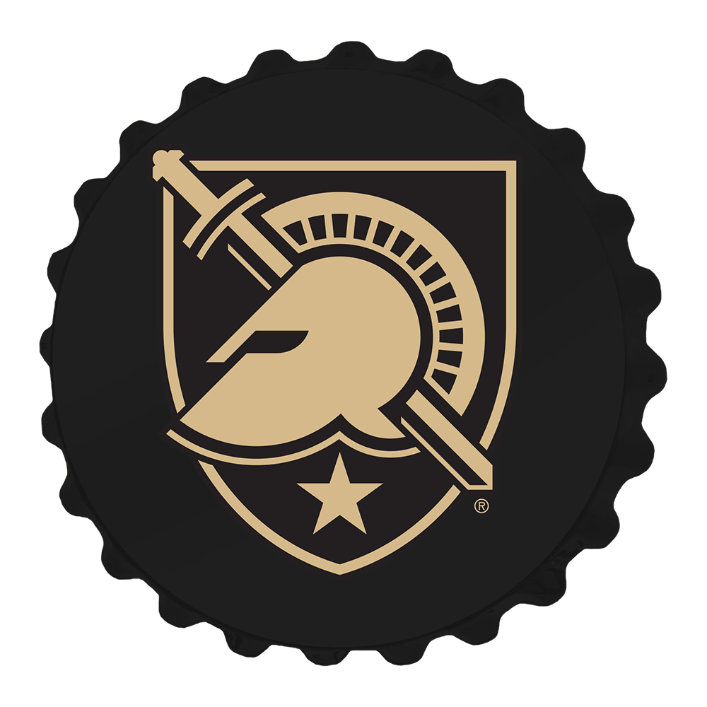 Army Black Knights Athena's Helmet - Bottle Cap Wall Sign