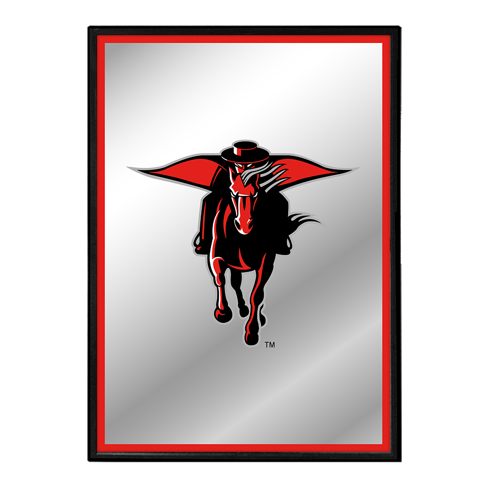 Texas Tech Red Raiders Mascot - Framed Mirrored Wall Sign